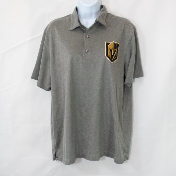 Fanatics Tops - Las Vegas Golden Knights Polo Shirt Women Large L Gray Fanatics NHL Hockey 5700X